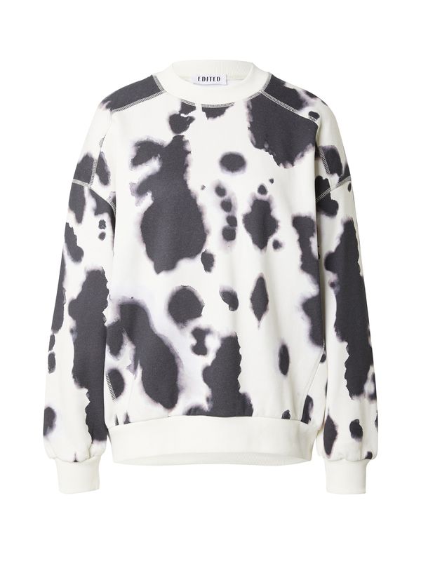EDITED EDITED Суичър 'Lana'  черно / бяло