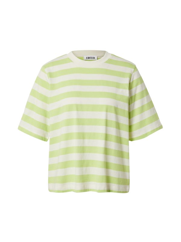 EDITED EDITED Свободна дамска риза 'Nola'  бежово / неоново зелено