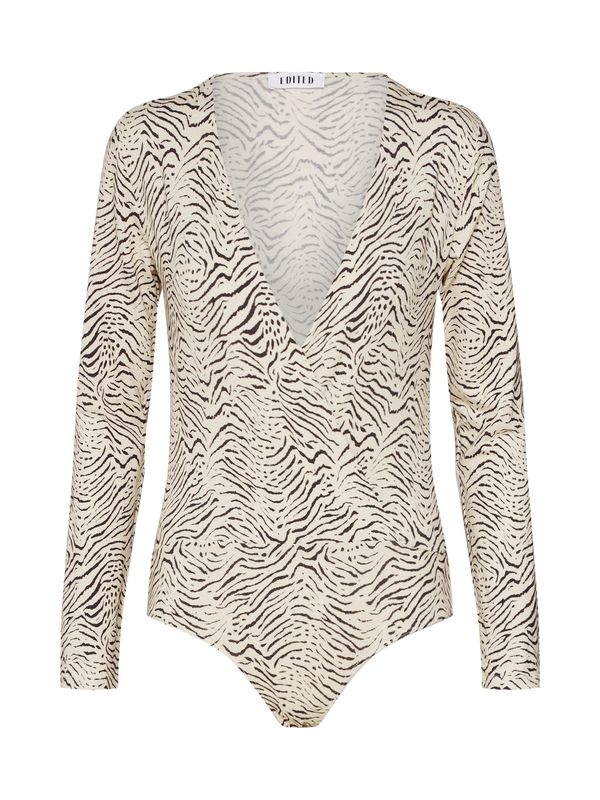 EDITED EDITED Тениска 'Erin'  бежово / черно