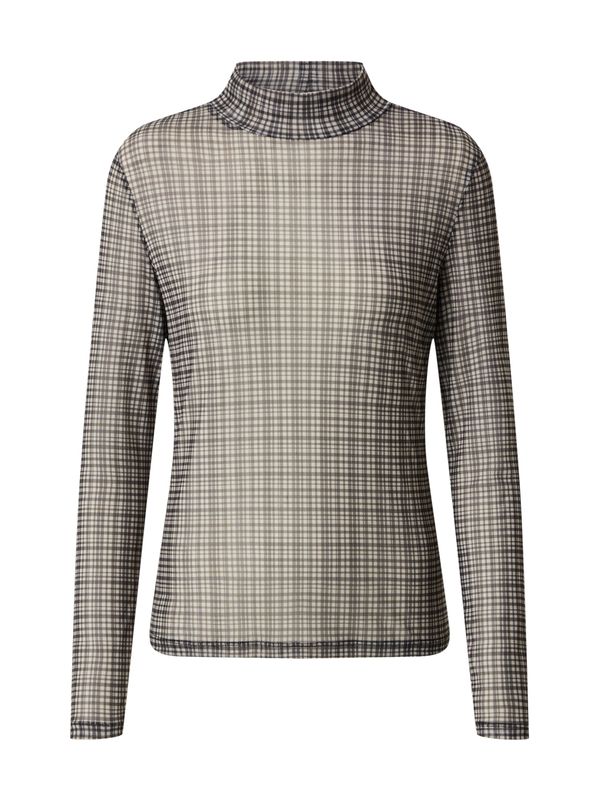 EDITED EDITED Тениска 'Fiore'  кафяво / черно