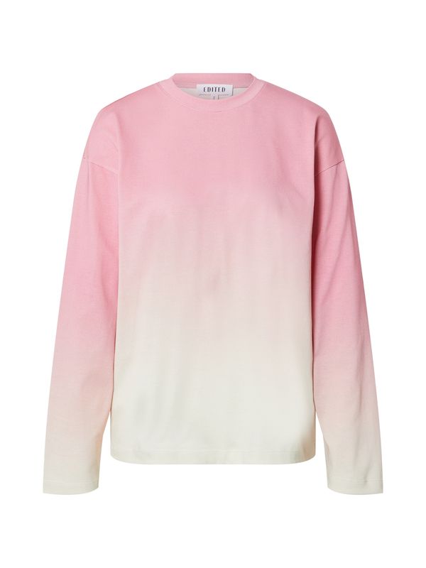 EDITED EDITED Тениска 'Frankie'  бледорозово / бяло