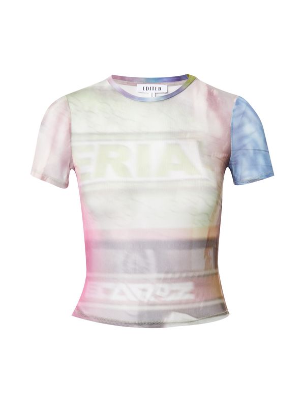 EDITED EDITED Тениска 'Hauke'  синьо / пастелно зелено / розово / бледорозово
