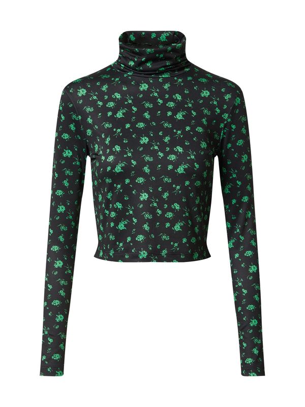 EDITED EDITED Тениска 'Robertina'  зелено / черно