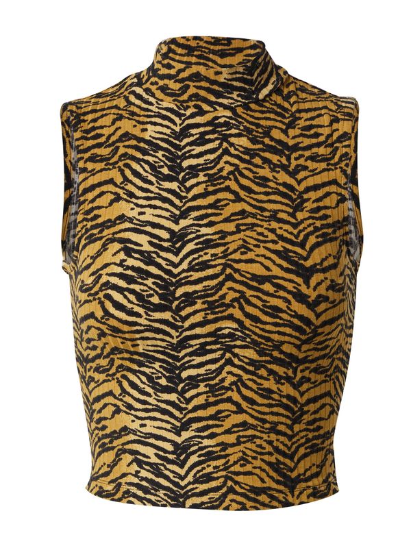 EDITED EDITED Топ 'Kaori'  кафяво / черно