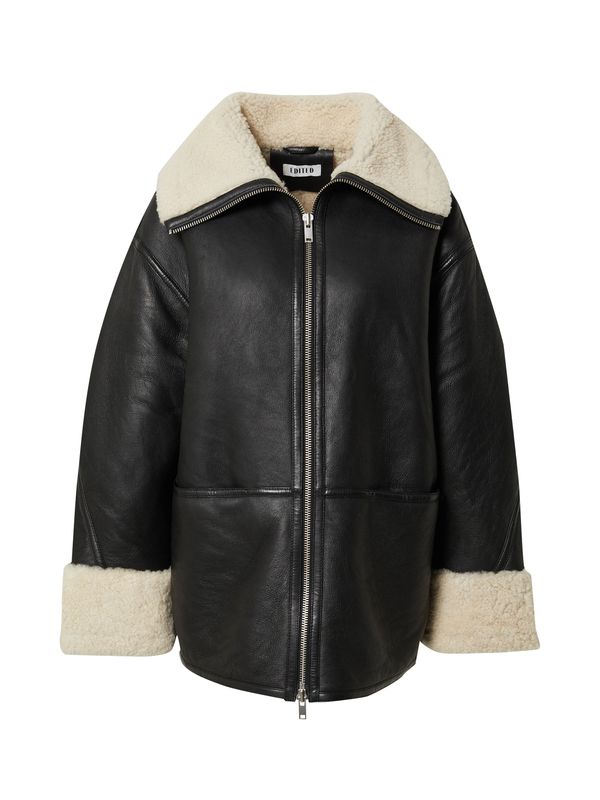 EDITED EDITED Зимно яке 'Marusha'  черно / бял памук