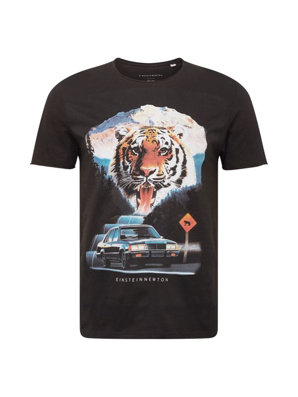 EINSTEIN & NEWTON EINSTEIN & NEWTON Тениска 'Air'  нейви синьо / светлосиньо / тъмнооранжево / черно / бяло