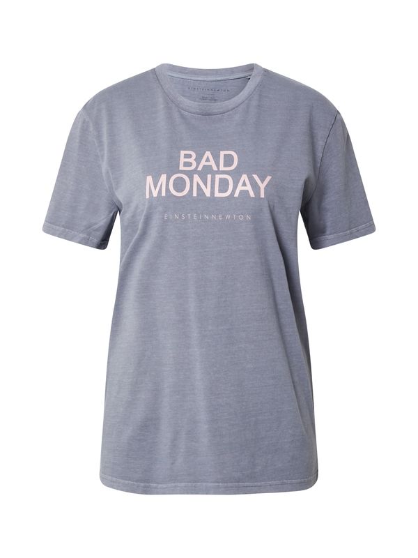 EINSTEIN & NEWTON EINSTEIN & NEWTON Тениска 'Bad Monday'  опушено синьо / пастелно розово