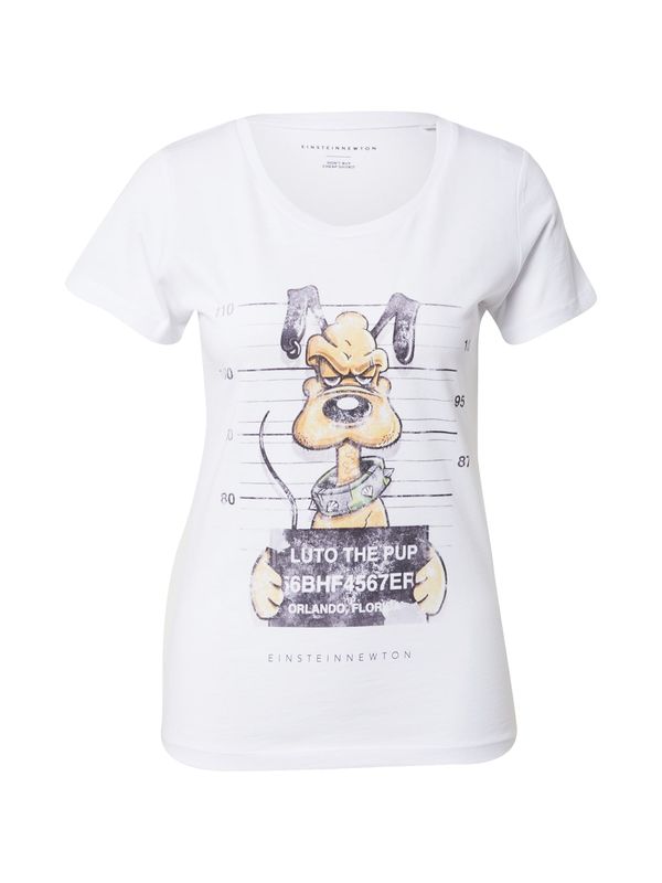 EINSTEIN & NEWTON EINSTEIN & NEWTON Тениска  цвят "пясък" / светлозелено / черно / мръсно бяло