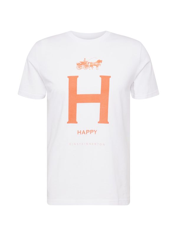 EINSTEIN & NEWTON EINSTEIN & NEWTON Тениска 'Happy Paris'  оранжево / бяло