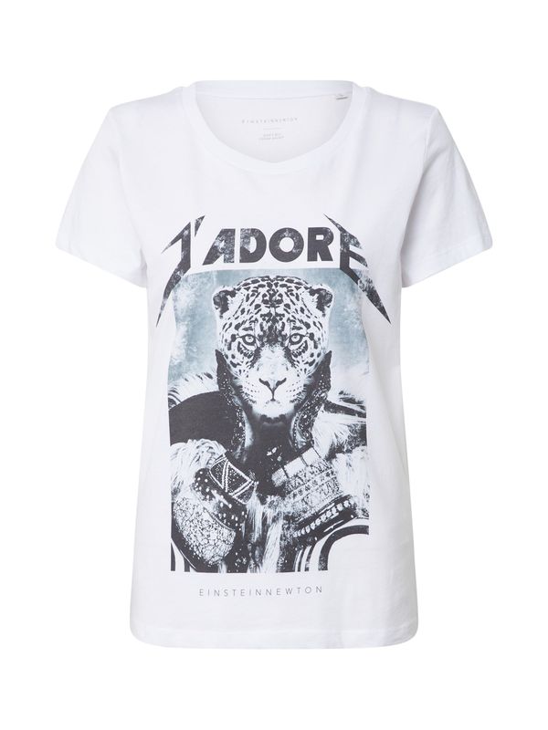 EINSTEIN & NEWTON EINSTEIN & NEWTON Тениска 'Jadore'  черно / бяло