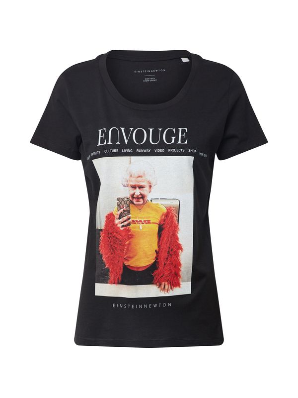 EINSTEIN & NEWTON EINSTEIN & NEWTON Тениска 'Queen'  жълто / пъстро / черно