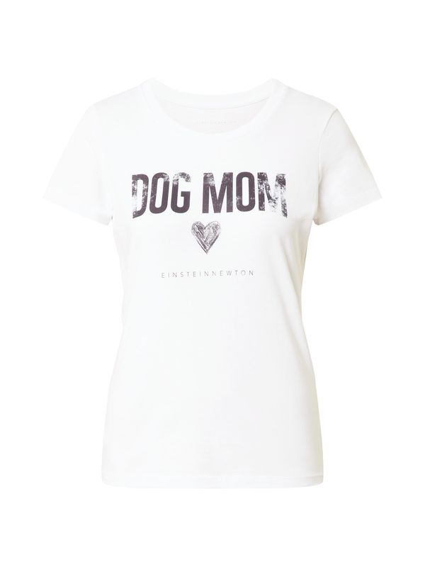 EINSTEIN & NEWTON EINSTEIN & NEWTON Тениска  сиво-кафяво / бяло