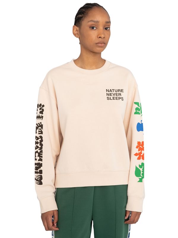 ELEMENT ELEMENT Суичър 'PARCHMENT'  бежово / тревнозелено / черно