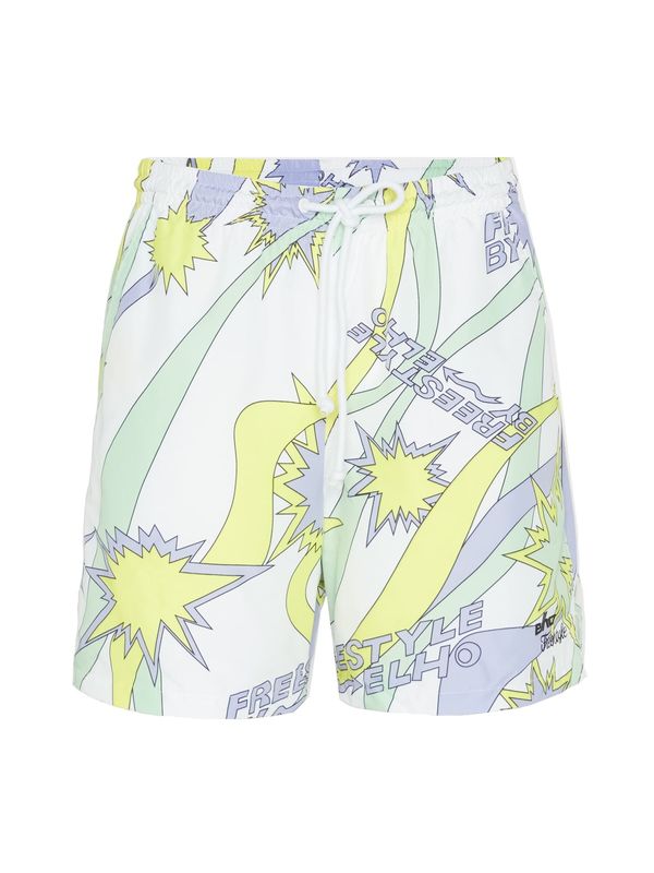 elho elho Панталон 'Macao 89'  жълто / зелено / лилав / бяло