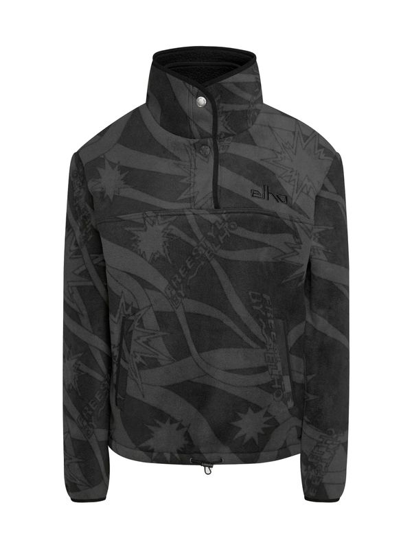 elho elho Пуловер 'Fernie'  тъмносиво / черно