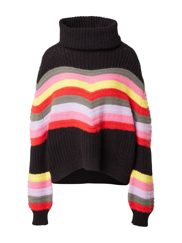 Elias Rumelis Elias Rumelis Пуловер 'Lahela'  жълто / бледорозово / ярко червено / черно