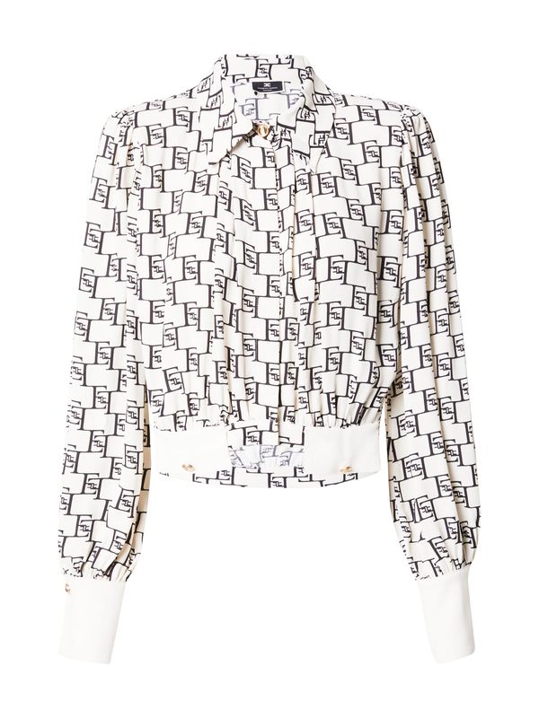 Elisabetta Franchi Elisabetta Franchi Блуза  черно / бяло