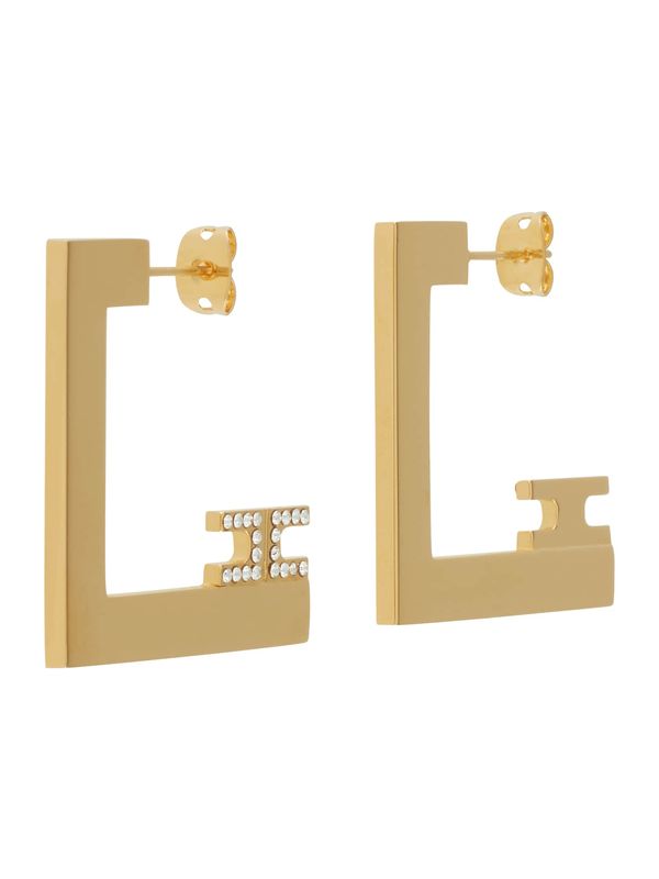 Elisabetta Franchi Elisabetta Franchi Обеци  злато / прозрачно