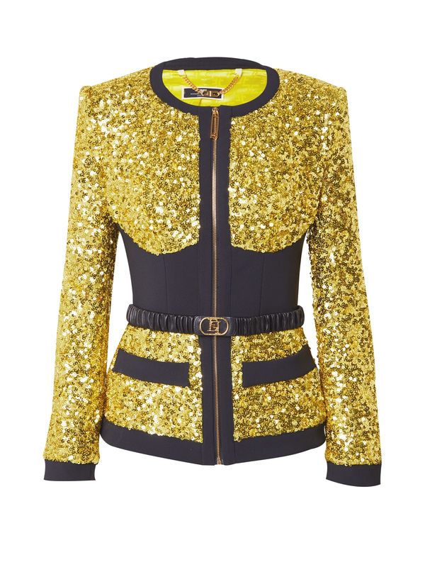 Elisabetta Franchi Elisabetta Franchi Преходно яке  жълто / черно