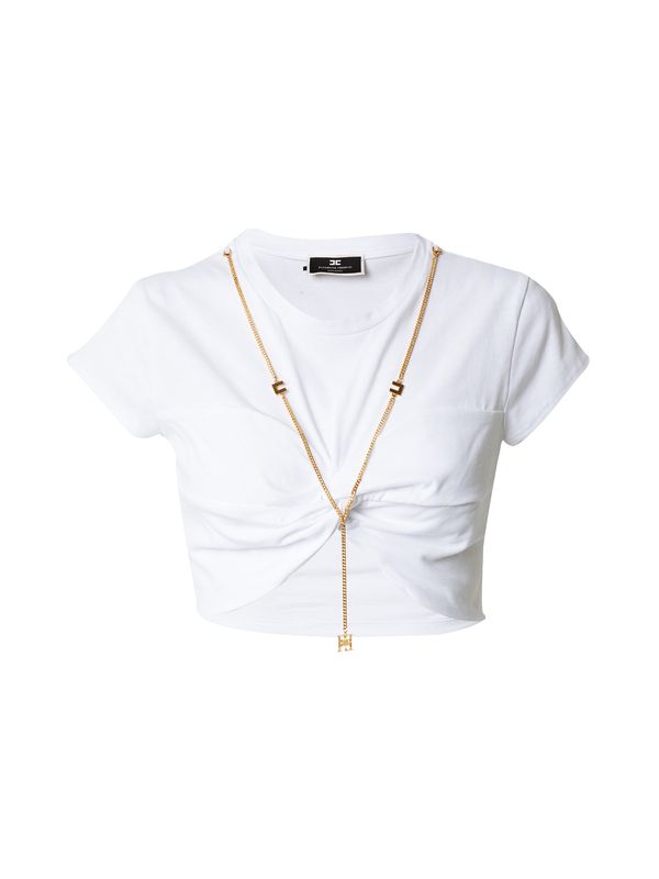 Elisabetta Franchi Elisabetta Franchi Тениска  злато / бяло