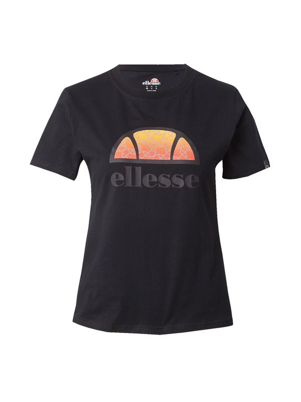 ELLESSE ELLESSE Функционална тениска 'Donington'  жълто / сиво / корал / черно