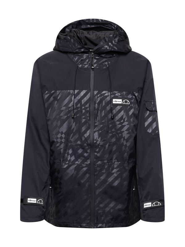 ELLESSE ELLESSE Преходно яке 'Annapurna'  черно / бяло
