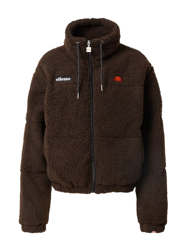 ELLESSE ELLESSE Преходно яке  тъмнокафяво / пъстро