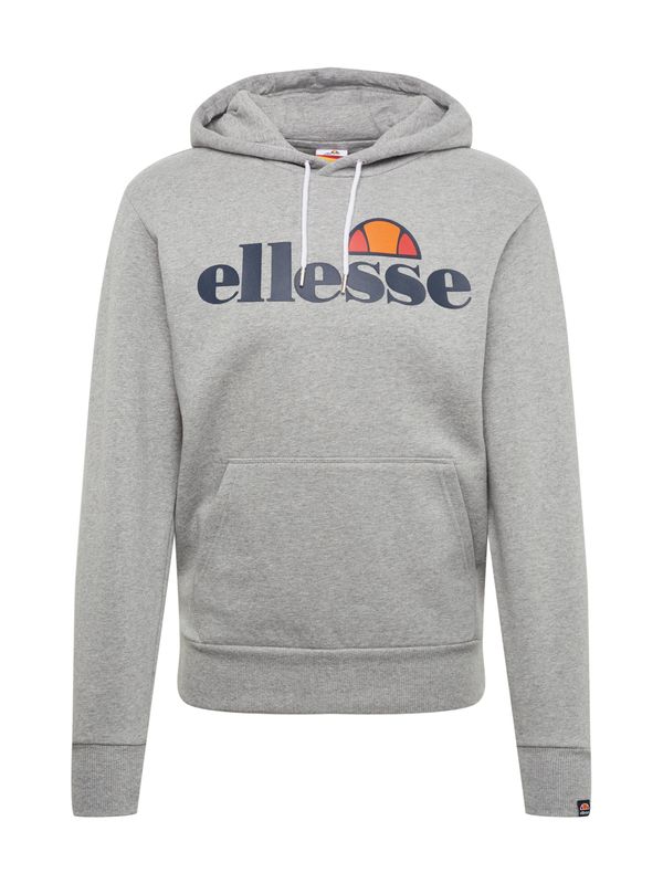 ELLESSE ELLESSE Суичър 'Gottero'  нощно синьо / сив меланж / мандарина / гренадин