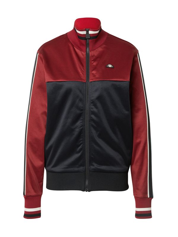 ELLESSE ELLESSE Суичъри с качулка 'Rowe'  карминено червено / черно / бяло