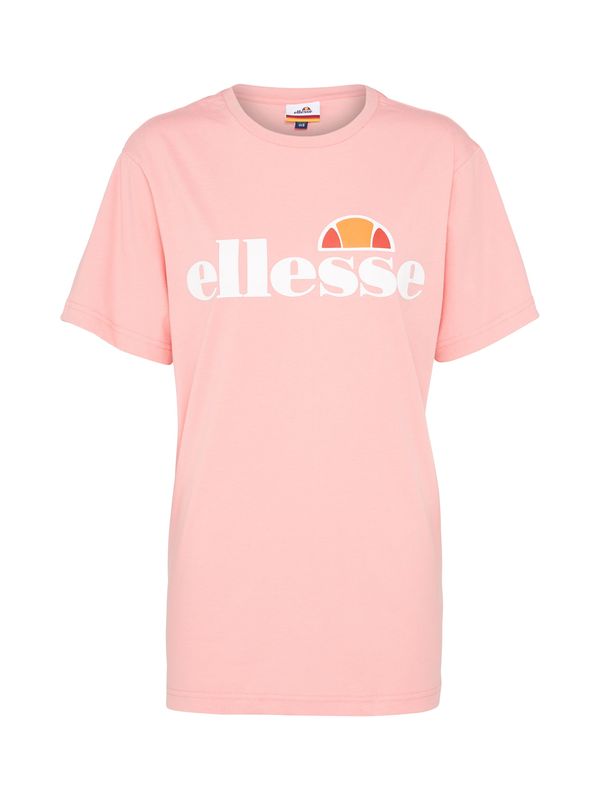 ELLESSE ELLESSE Тениска 'Albany'  оранжево / бледорозово / червено / бяло