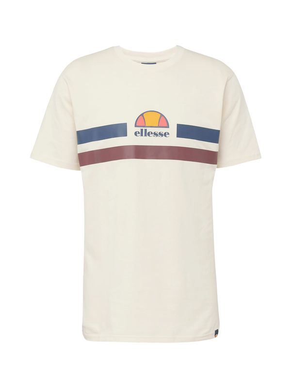 ELLESSE ELLESSE Тениска 'Aprel'  синьо / жълто / карминено червено / мръсно бяло