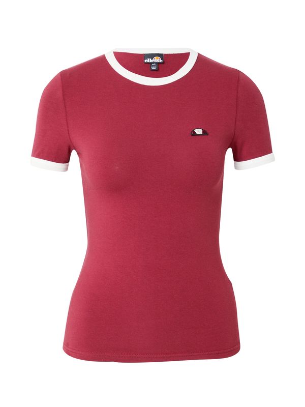 ELLESSE ELLESSE Тениска 'Bailey'  бордо / черно / бяло