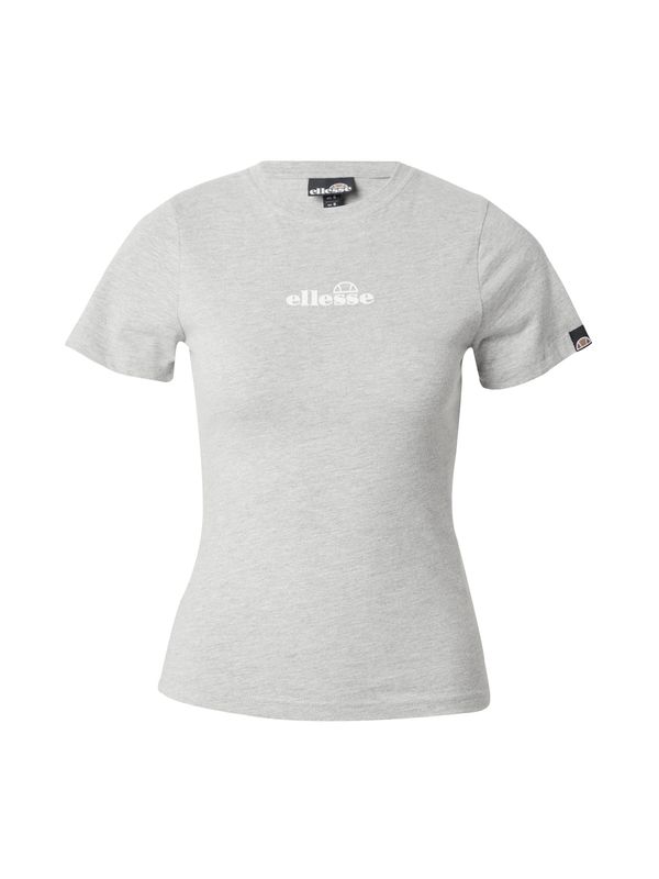 ELLESSE ELLESSE Тениска 'Beckana'  сив меланж / бяло