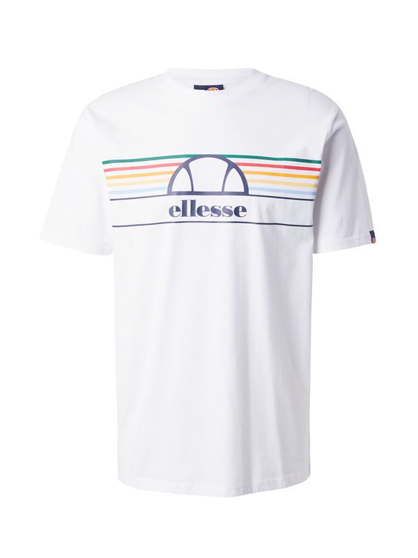 ELLESSE ELLESSE Тениска 'Lentamente'  морскосиньо / жълто / червено / бяло