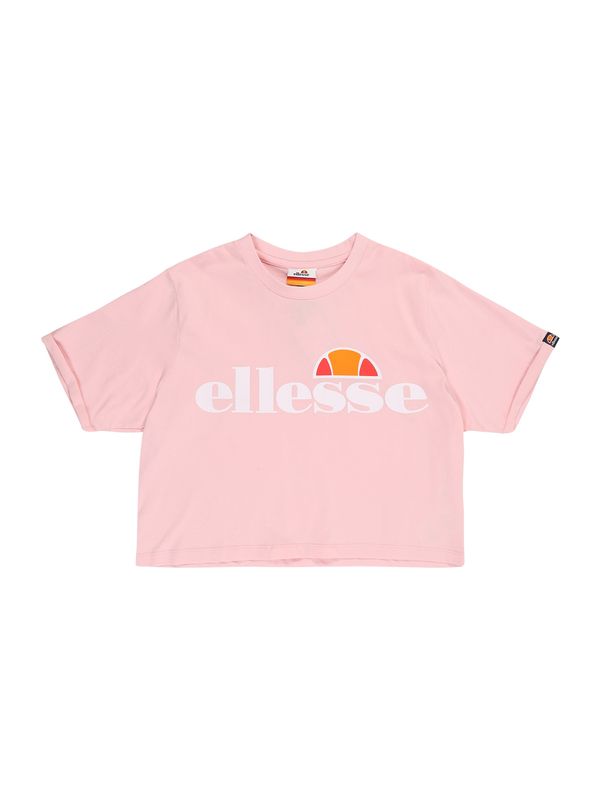 ELLESSE ELLESSE Тениска 'NICKY'  оранжево / бледорозово / светлочервено / бяло