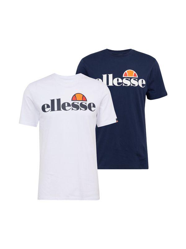 ELLESSE ELLESSE Тениска 'Prado'  нейви синьо / оранжево / червено / бяло