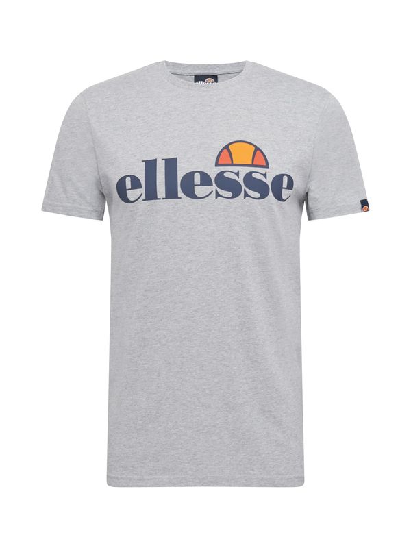 ELLESSE ELLESSE Тениска 'Prado'  нейви синьо / сив меланж / оранжево / светлочервено