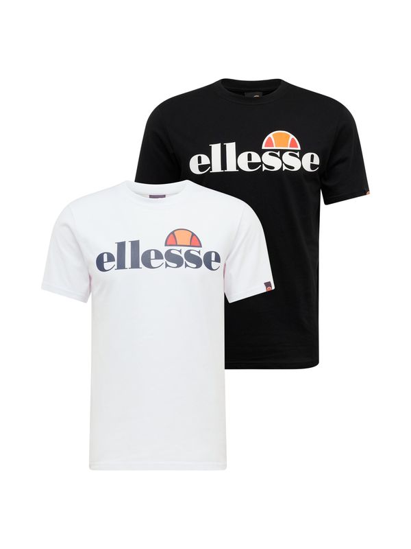 ELLESSE ELLESSE Тениска 'Prado'  жълто / сьомга / черно / бяло
