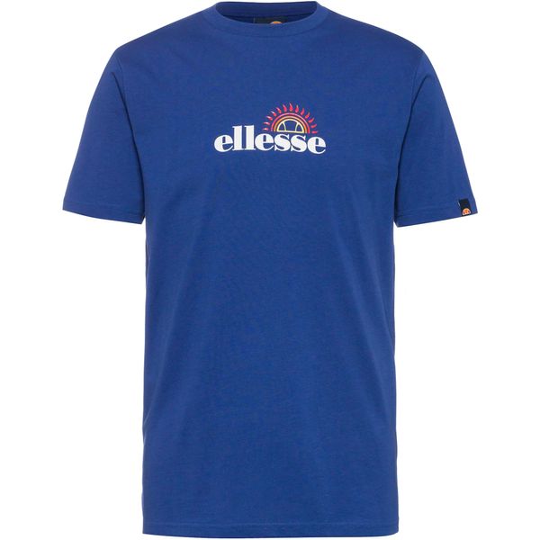 ELLESSE ELLESSE Тениска 'Trea'  синя тинтява / жълто / оранжево / бяло