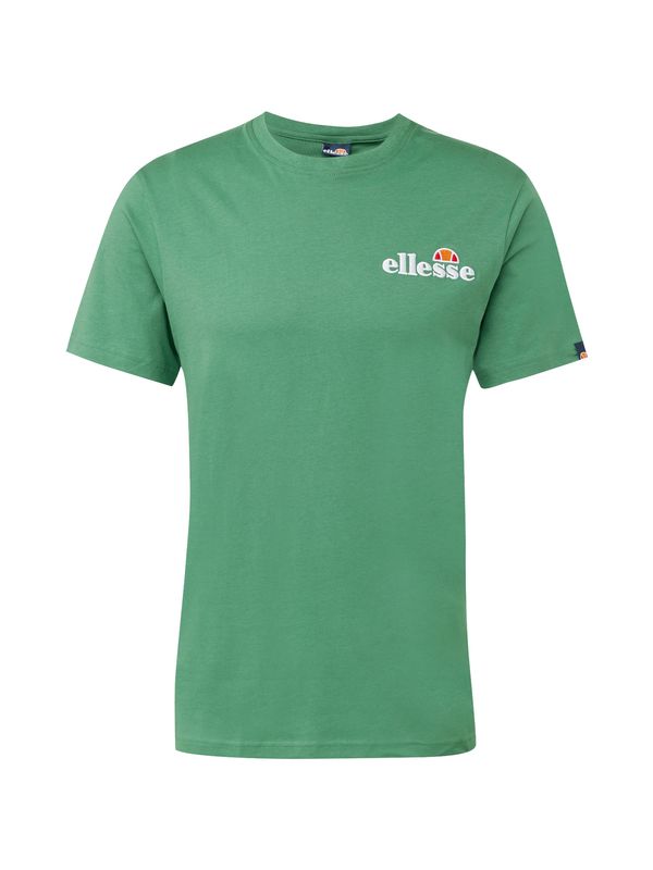 ELLESSE ELLESSE Тениска 'Voodoo'  нефритено зелено / оранжево / червено / бяло