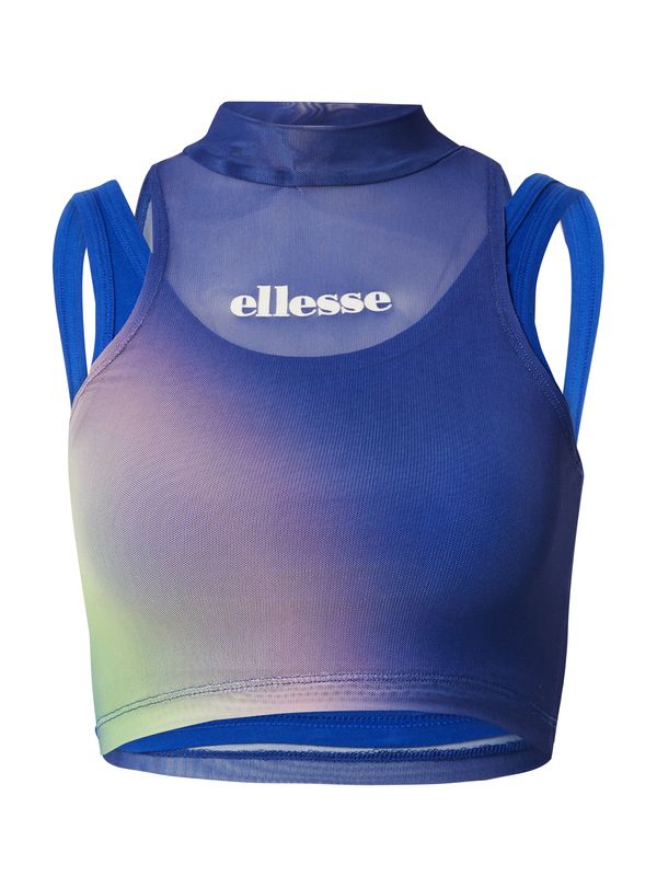 ELLESSE ELLESSE Топ 'Velo'  синьо / светлозелено / бледоморав / бяло