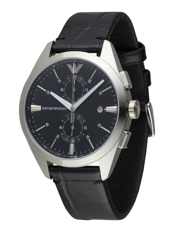 Emporio Armani Emporio Armani Аналогов часовник  черно / сребърно
