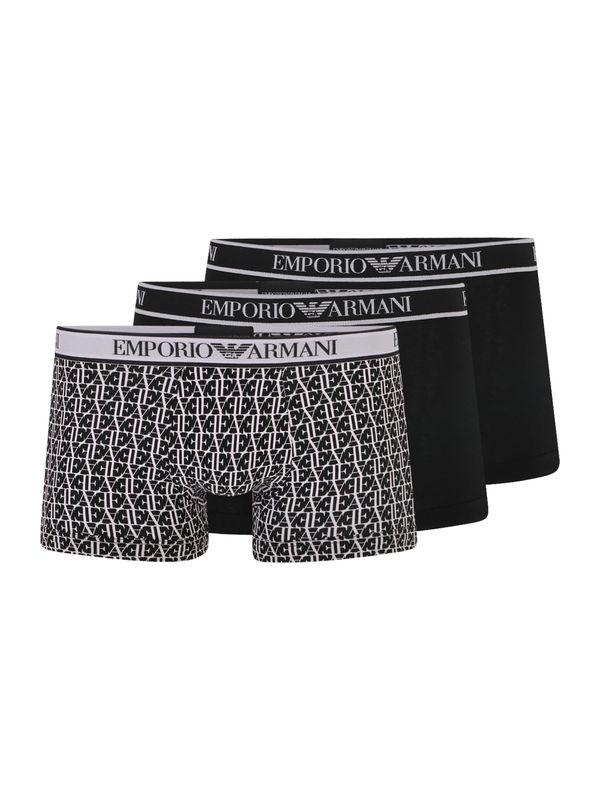 Emporio Armani Emporio Armani Боксерки  черно / бяло