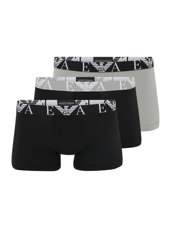 Emporio Armani Emporio Armani Боксерки  сиво / черно / бяло