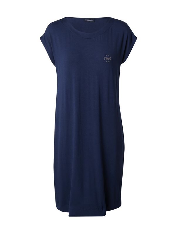 Emporio Armani Emporio Armani Нощница  нейви синьо / бяло