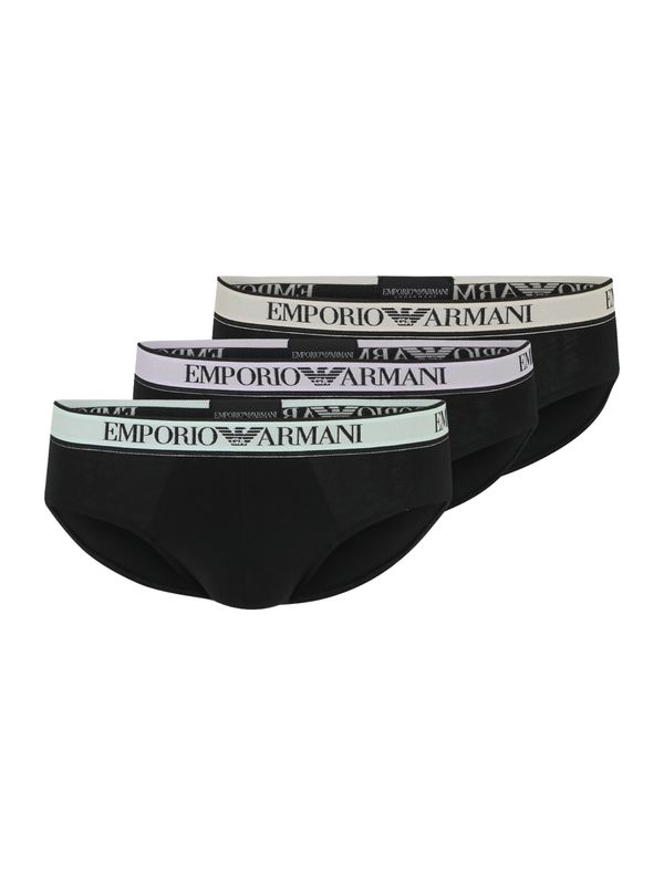 Emporio Armani Emporio Armani Слип  пастелно жълто / пастелно зелено / пастелнолилаво / черно