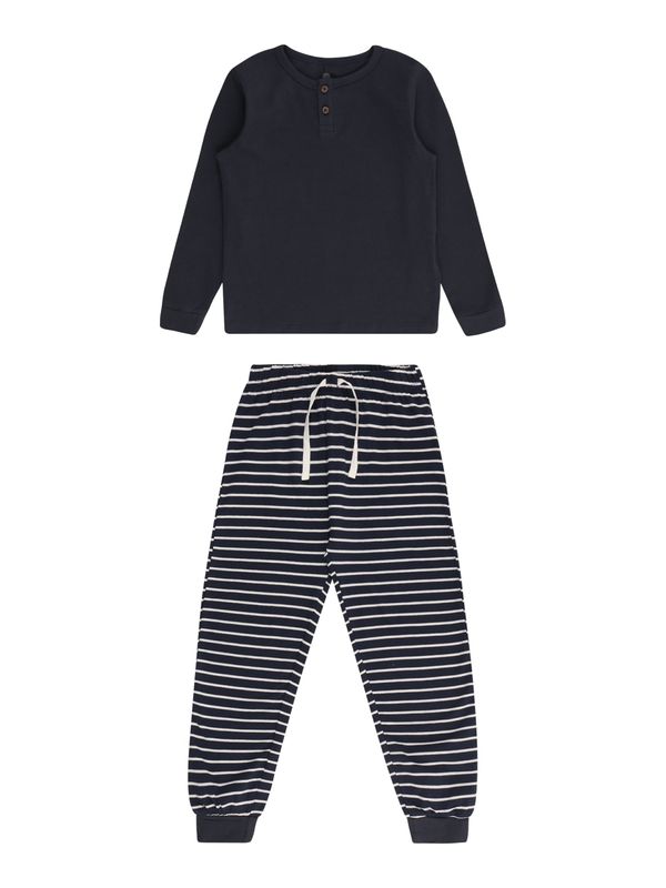 EN FANT EN FANT Комплект пижама  нощно синьо / бяло