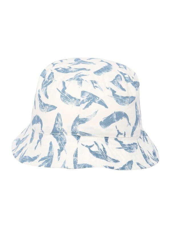 EN FANT EN FANT Шапка с периферия  опушено синьо / бяло