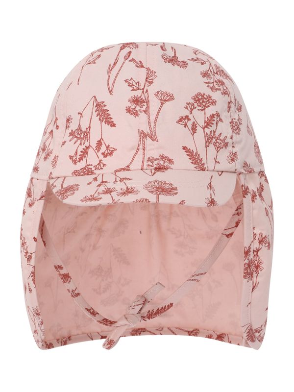 EN FANT EN FANT Шапка с периферия  праскова / тъмночервено