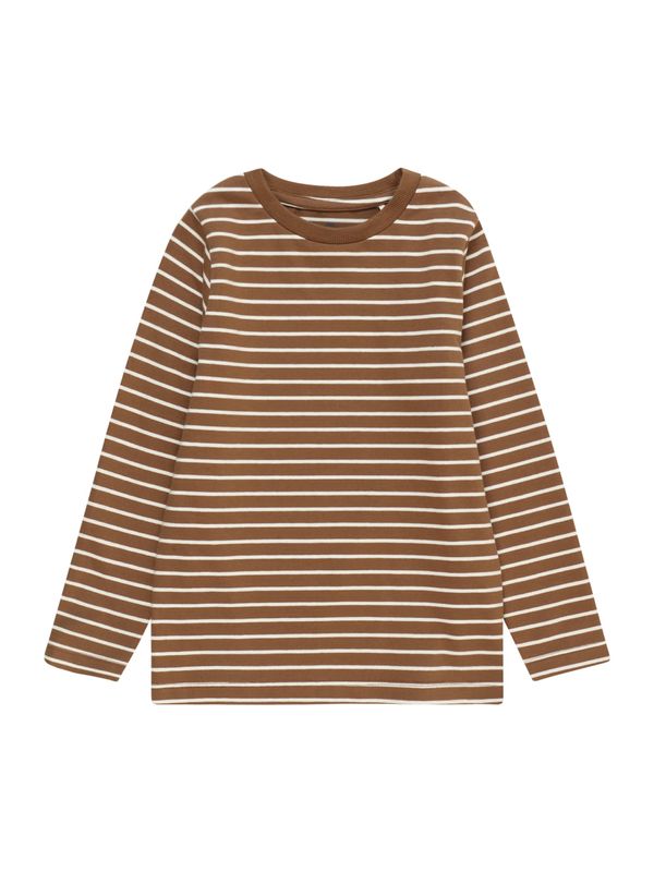 EN FANT EN FANT Тениска  пуебло оранжево-кафяво / бяло